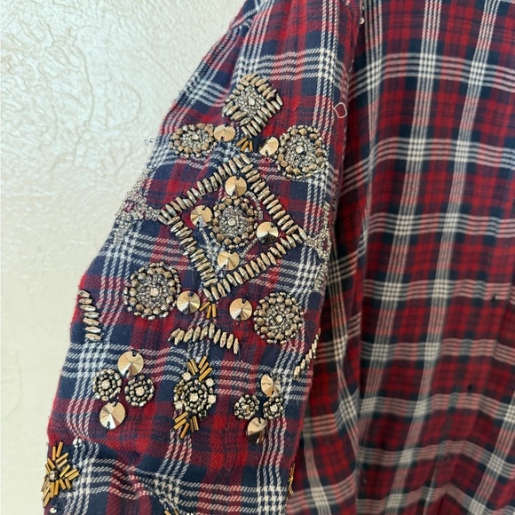 FP Movement by Free People Burgundy Button Down Shirt - Picture 5 of 13